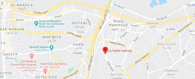 La Paella Catering Beirut Lebanon Google Map